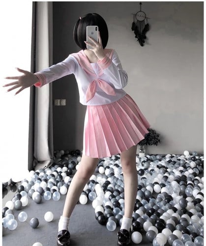 زي مدرسي باكمام طويلة | School Uniform