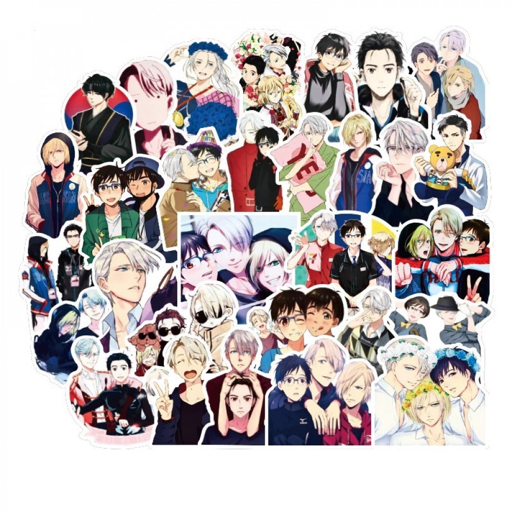 50Pcs YURI on ICE Stickers | 50 ملصق يوري على الجليد