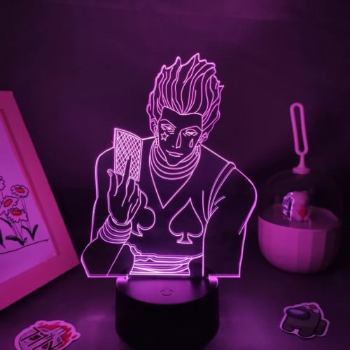 Hisoka 3d Led Lamp A - Hunter X Hunter | A إضاءة ه...