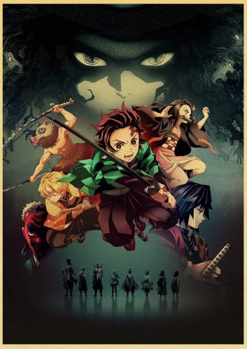 بوستر قاتل الشياطين | Demon slayer