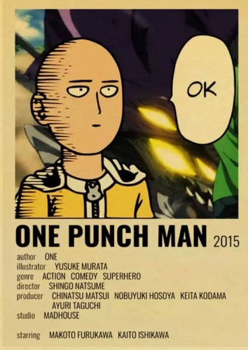 بوستر ون بنش مان | One Punch Man