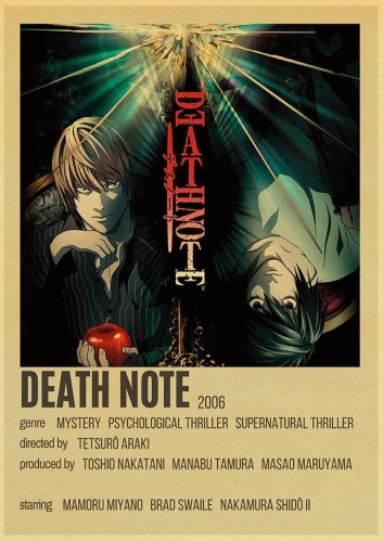 بوستر ديث نوت | Death Note