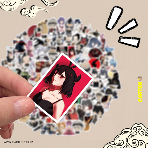 50 ملصق بلاك كلوفر | Black clover Stickers