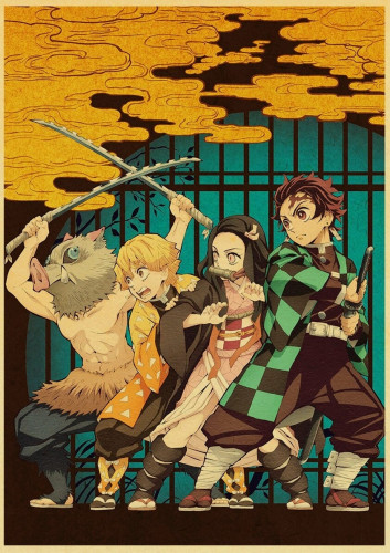 بوستر قاتل الشياطين | Demon slayer