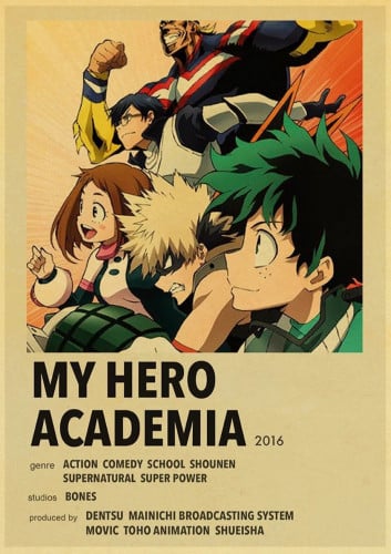 بوستر اكاديمية بطلي | My Hero Academia
