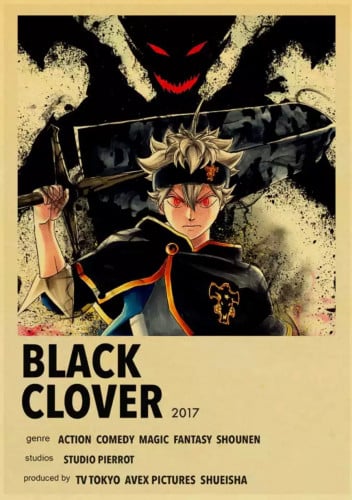 بوستر بلاك كلوفر | Black Clover