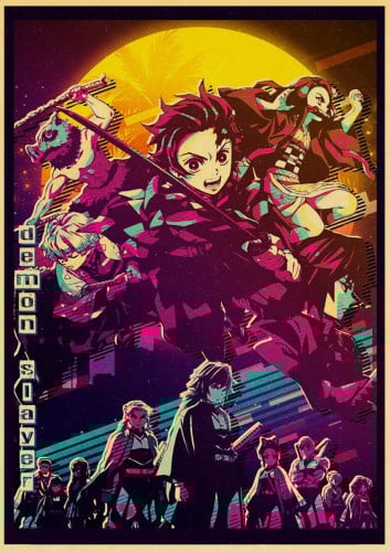 بوستر قاتل الشياطين | Demon slayer