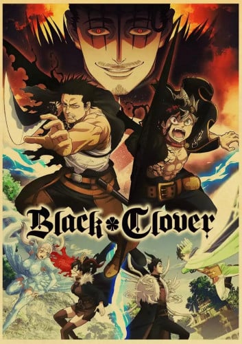 بوستر بلاك كلوفر | Black clover