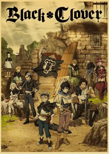 بوستر بلاك كلوفر | Black clover