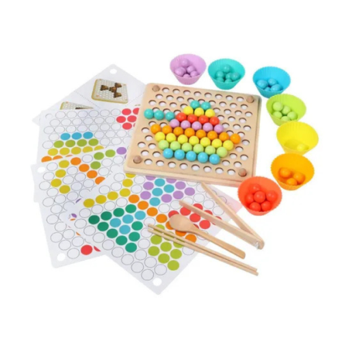 لعبة الخرز الخشبية