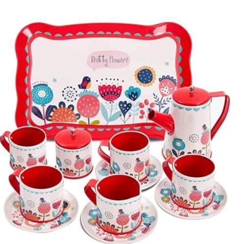 لعبة طقم الشاي من الاستيل