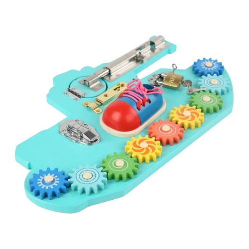 لوح أنشطة حسية للأطفال