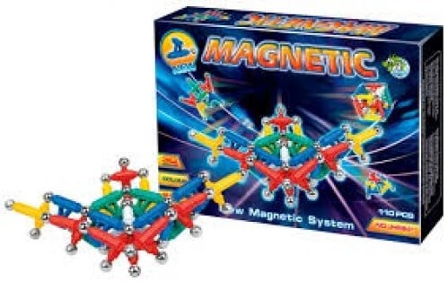 لعبة الأعواد المغناطيسية 84 قطعة