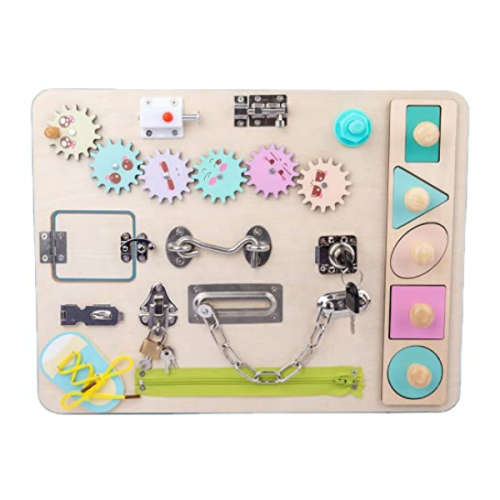 لوح أنشطة حسية للأطفال