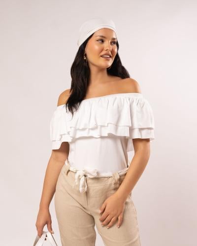 توب ابيض JOIN CLOTHES