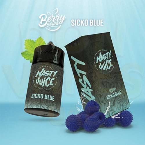 نكهة فيب ناستي جديدة توت بارد Nasty Sicko Blue