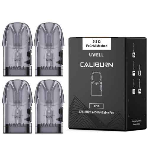 بودات يو ويل كاليبورن UWELL CALIBURN A3S Refillable Pod 0.8Ω A3S
