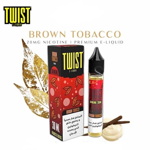 نكهة سولت تويست براون توباكو TWIST BROWN TOBACCO