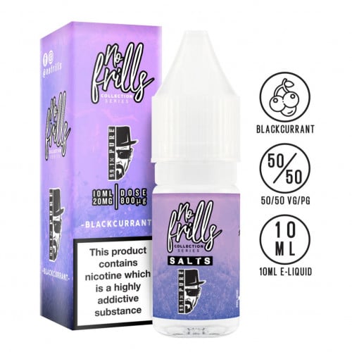 نكهة سولت بلاك كارونت NO FRILLS BLACKCURRANT 10ml