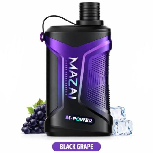 شيشة مزاج ام باور عنب اسود MAZAJ M POWER BLACK GRAPE 20000 PUFFS 6MG