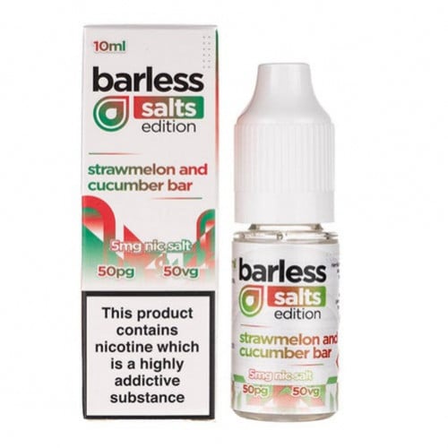 نكهة سولت فراوله بطيخ strawmelon and cucumber bar 10ml