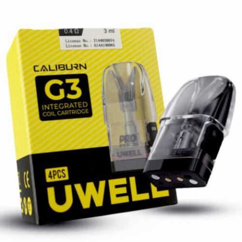 بودات يو ويل كاليبورن جي الثالث برو UWELL CALIBURN G3 INTEGRATED COIL CARTRIDGE