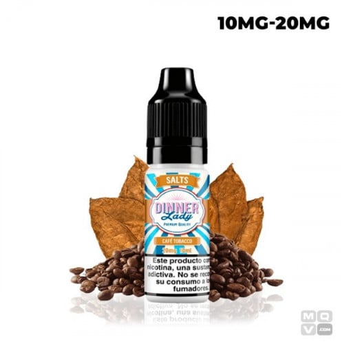 نكهة سولت كوفي توباكو DINNER LADY CAFE TOBACCO 10ml