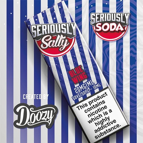 نكهة سولت بلو وينق Doozy SERIOUSLY SODA BLUE WING 10ml