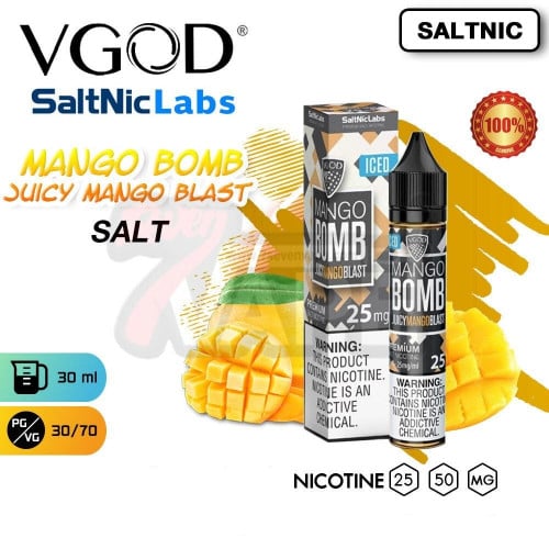 نكهة سولت مانجو بومب ايس VGOD MANGO BOMB ICE