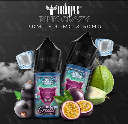 نكهة سولت بينك كريزي ايس PINK FROZEN Crazy 30ml