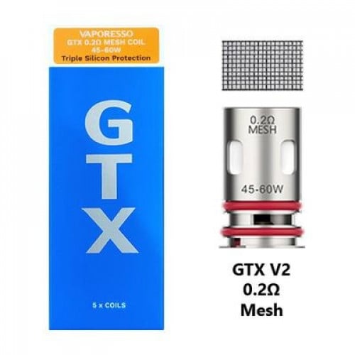 كويلات فابوريسو جي تي اكس VAPORESSO GTX 0.2Ω MESH COIL