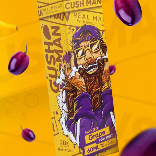 نكهة فيب ناستي كاش مان مانجو عنب NASTY CUSH MAN Mango Grape