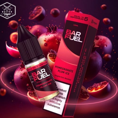 نكهة سولت رمان ايس HANGSEN BAR FUEL POMEGRANATE PLUM ICE 10ml