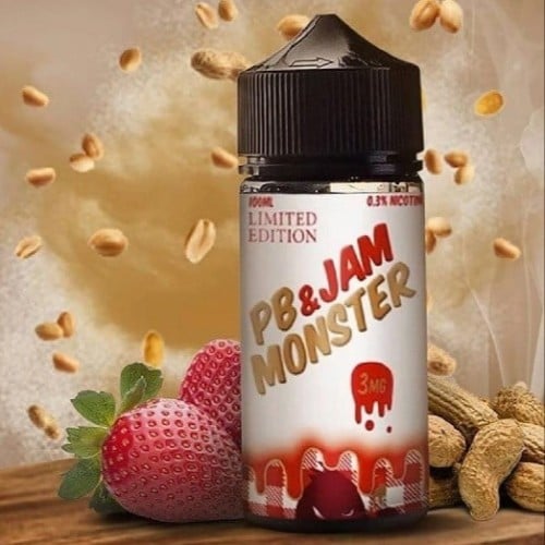 نكهة فيب جام مونستر بينات باتر فراوله JAM MONSTER PB & STRAWBERRY