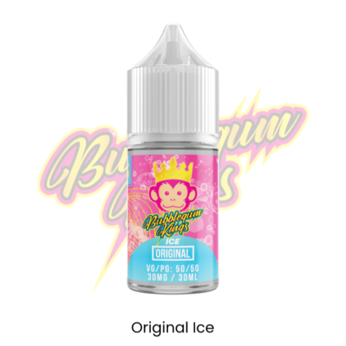 نكهة سولت ملك العلكه اورجينل ايس Bubblegum Kings Original Ice