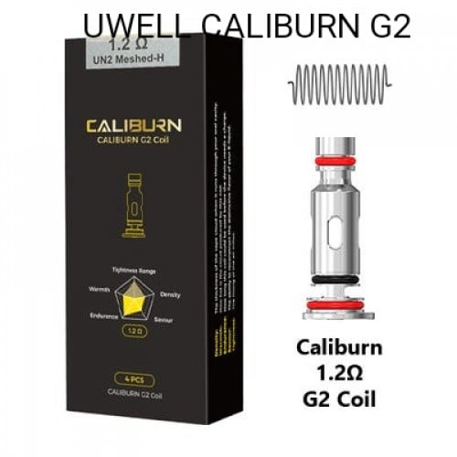 كويلات يو ويل كاليبورن جي الإصدار الثاني UWELL CALIBURN G2 Coil 1.2Ω