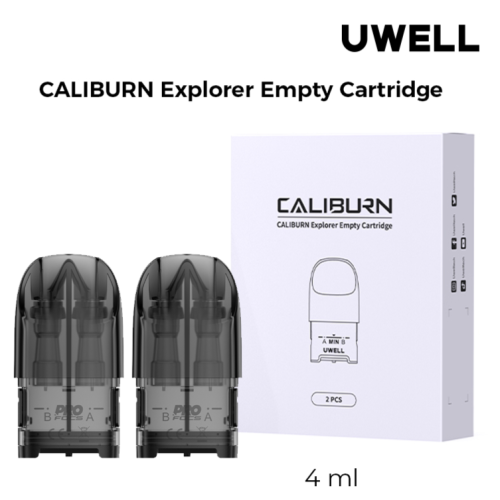 بودات يو ويل كاليبورن اكسبلورر  UWELL CALIBURN EXPLORER EMPTY CARTRIDGE