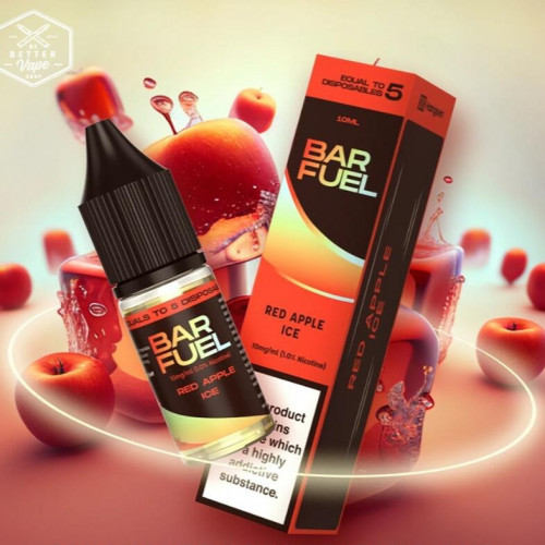 نكهة سولت ريد ابل ايس HANGSEN BAR FUEL RED APPLE ICE 10ml