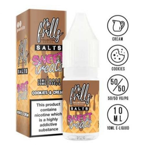 نكهة سولت كوكيز و كريم NO Frills Sweet and Treats Cookies and Cream 10ML
