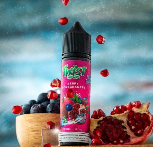 نكهة توت رمان ايس Twist VAPORS BERRY POMEGRANATE ICE