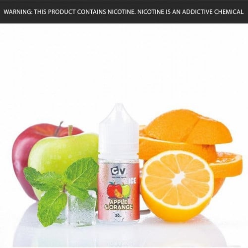 نكهة سولت تفاح و برتقال ايس CV DEXTAIL APPLLE & ORANGE ICE