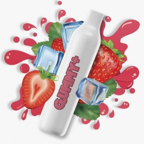 سحبة جامي بلاس فراوله بارد GUMMY + STRAWBERRY ICE 2200 PUFFS
