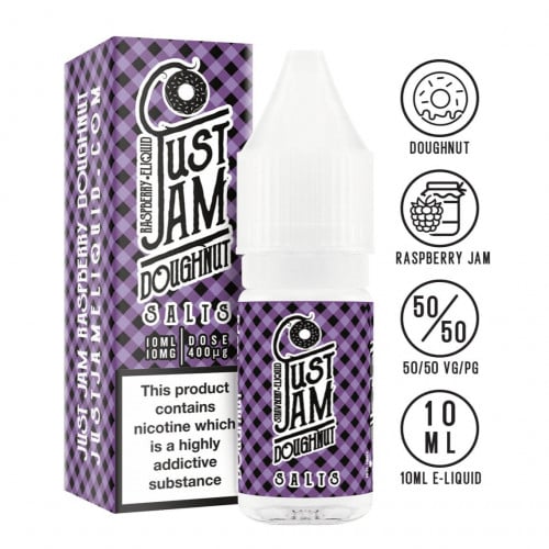 نكهة سولت راز بيري دونات JUST JAM RASPBERRY DOUGHNUT 10ml