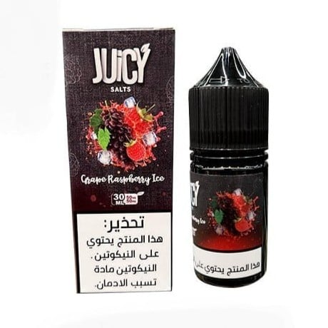 نكهة سولت عنب توت ايس JUiCY Grape Raspberry Ice