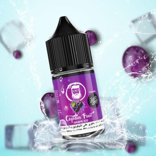 نكهة سولت كابتن فروت عنب ايس Captain Fruit Grape ICE