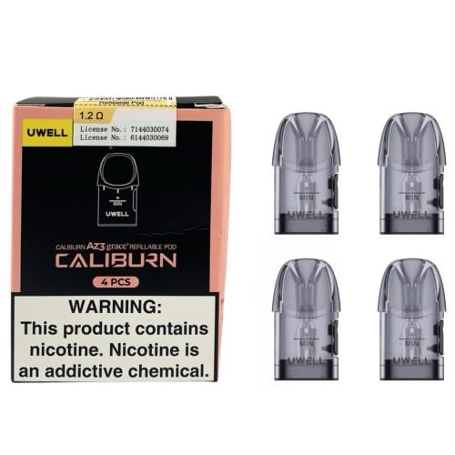 بودات يو ويل كاليبورن UWELL CALIBURN AZ3 grace Refillable Pod 1.2Ω AZ3