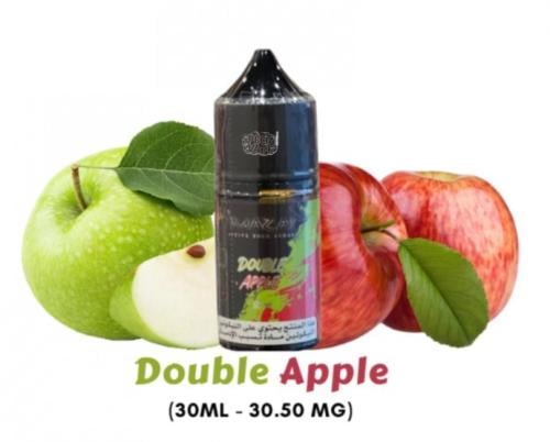 نكهة سولت مزاج تفاحتين MAZAJ DOUBLE APPLE 30ML