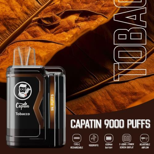 سحبة جوسي ولرد كابتن توباكو Joosy World Captain 9000 PUFFS Tobacco