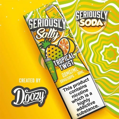 نكهة سولت تروبيكال تويست Doozy SERIOUSLY SODA TROPICAL TWIST 10ml