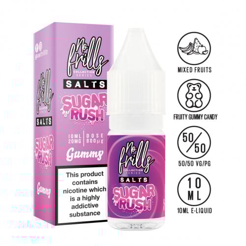 نكهة سولت جامي NO FRILLS SUGAR RUSH Gummy 10ml